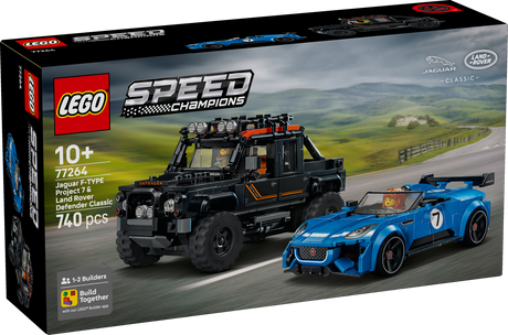 LEGO Speed Champions Jaguar Project 7 & Land Rover Defender 77264L