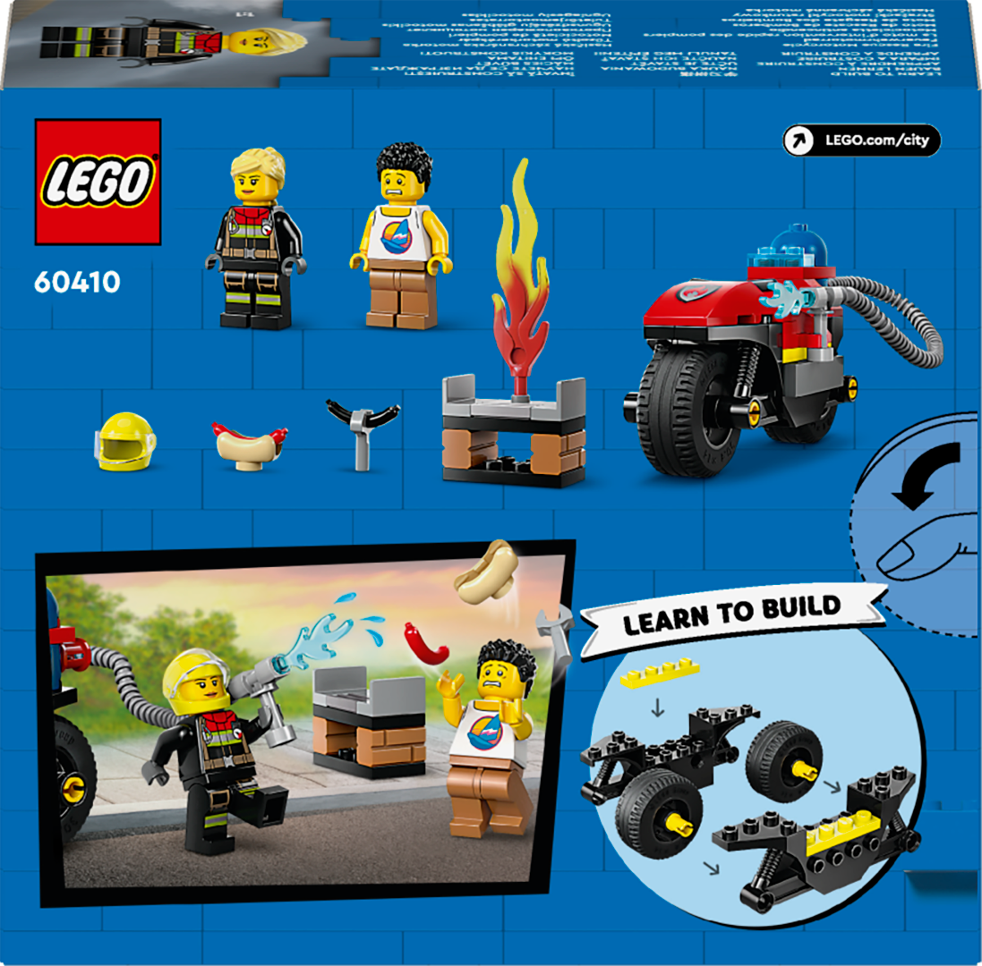 LEGO City Fire Rescue Motorcycle 60410L