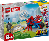 LEGO Spidey on his Motorcycle vs. Rhino 11206L