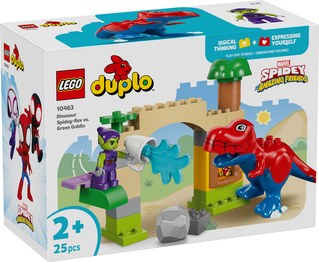 LEGO DUPLO Disney Dinosaur Spidey-Rex vs. Green Goblin 10463L