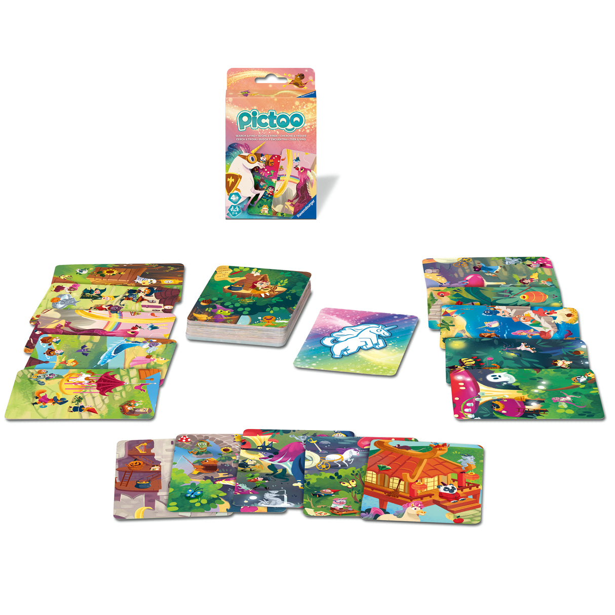 Ravensburger Pictoo Card Game: Fantasy 23480U
