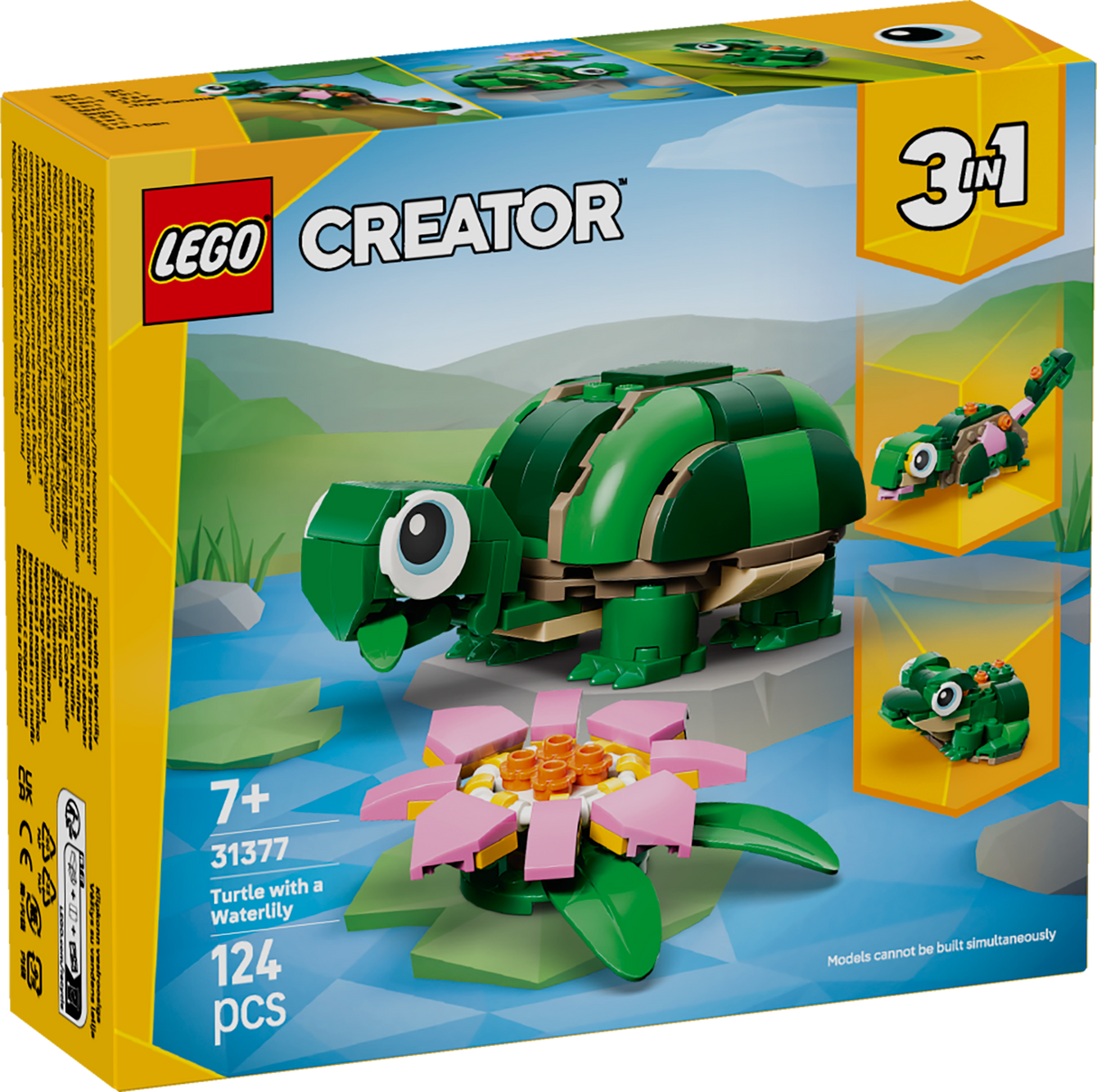 LEGO Creator Turtle with a Water Lily Flower 31377L