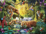 Ravensburger Puzzle 1500 Pieces: Tranquil Tigers 12000696V