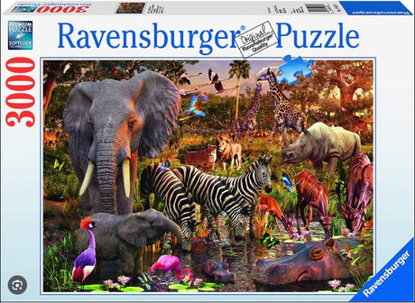 Ravensburger Puzzle 3000 pc African Animal World 170371V