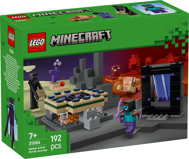 LEGO Minecraft Nether & End Portal Journey 21584L