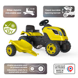 Smoby Farmer XL Green Tractor + Trailer 710130S