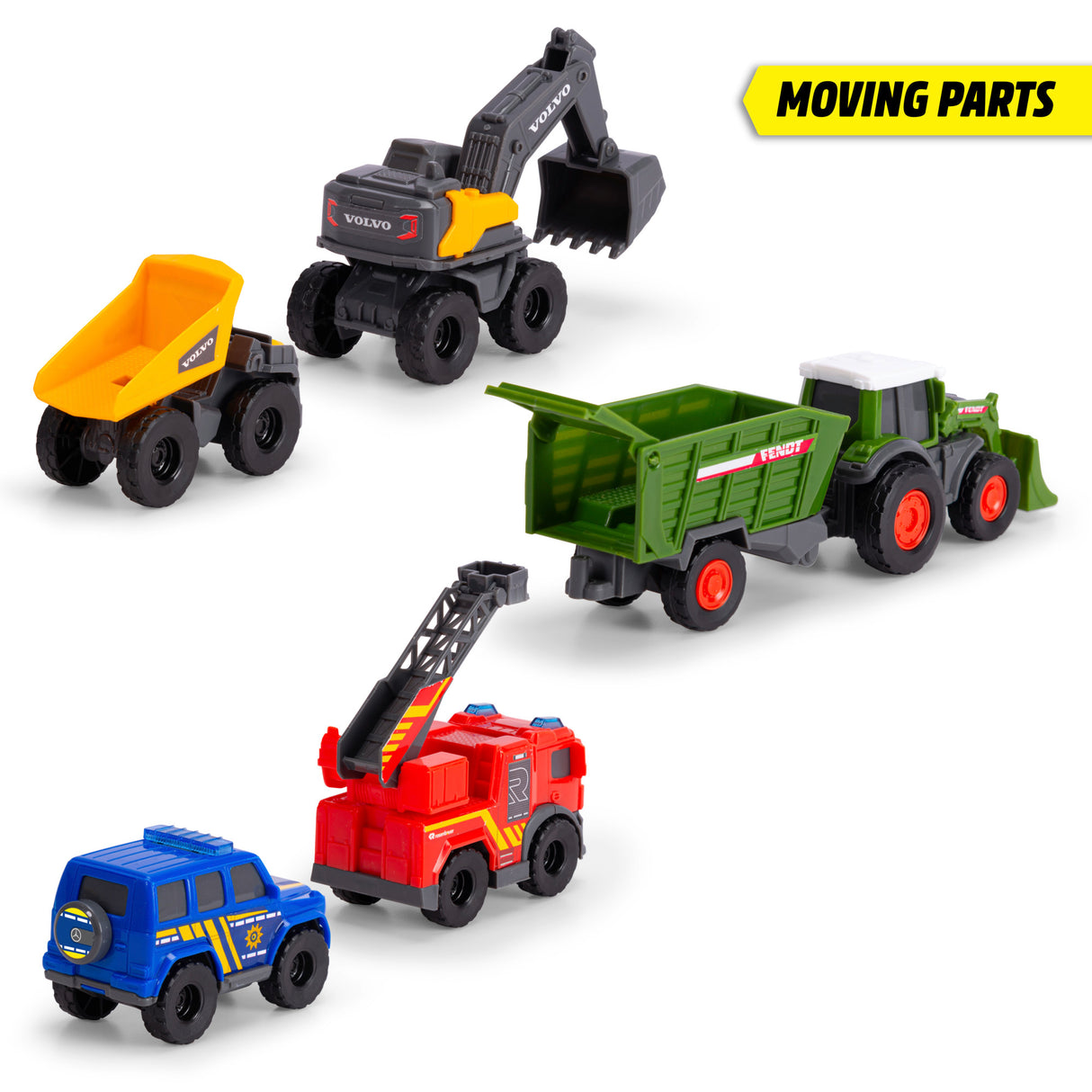 Dickie Toys Micro Toy Cars Set- 5 different 203742016B