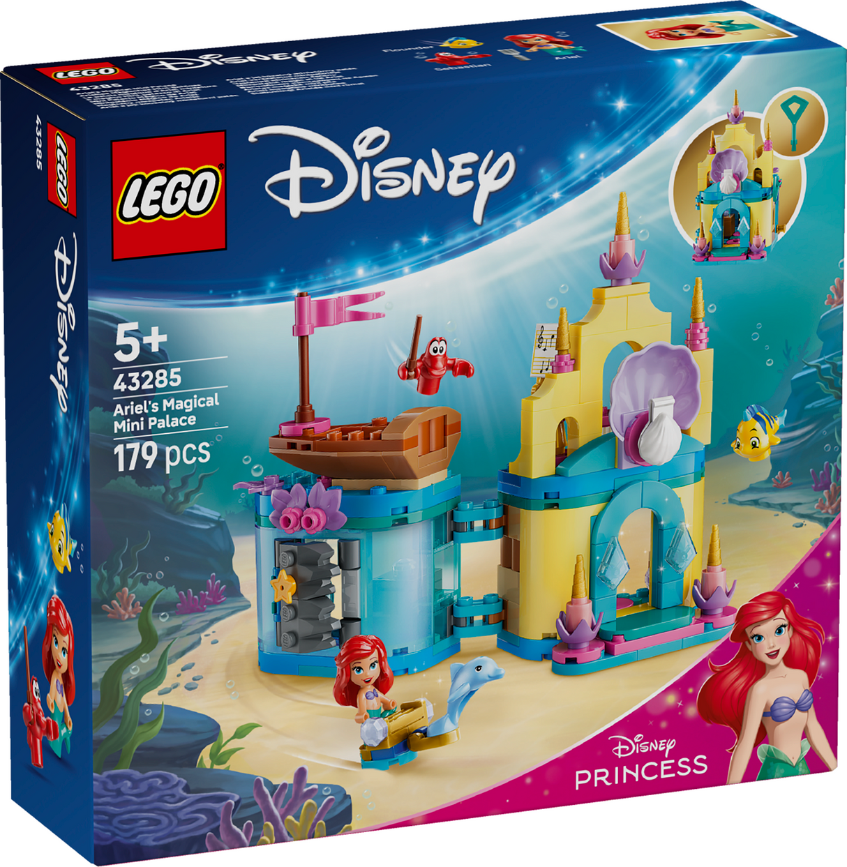 LEGO Disney Ariel's Magical Mini Palace 43285L