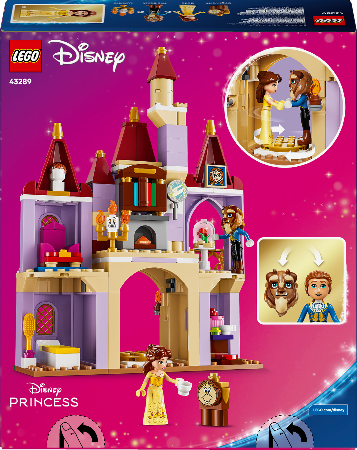 LEGO Disney Princess Belle & the Beast’s Enchanted Castle 43289L