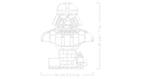 LEGO Star Wars Darth Vader Bust 75439L
