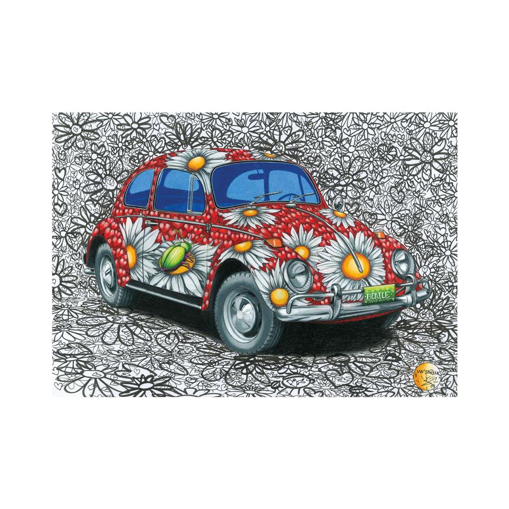 Dino Puzzle 500 pc Painted VW Beetle 50279D