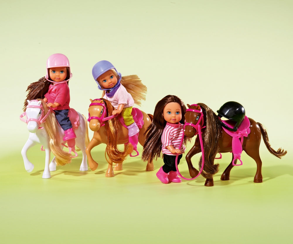 Simba Doll Evi With A Horse 3 Different 105737464B