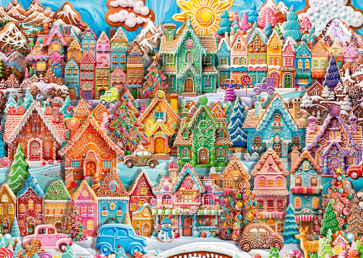 Ravensburger Puzzle 1000 pc  Christmas Cookie Village
 12001267V