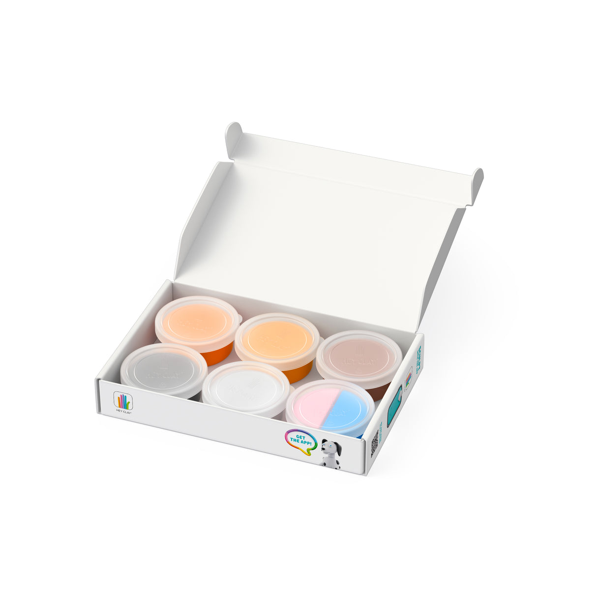 HEY CLAY Modeling Clay 6 Pieces: Dog Buddies 2 60058E