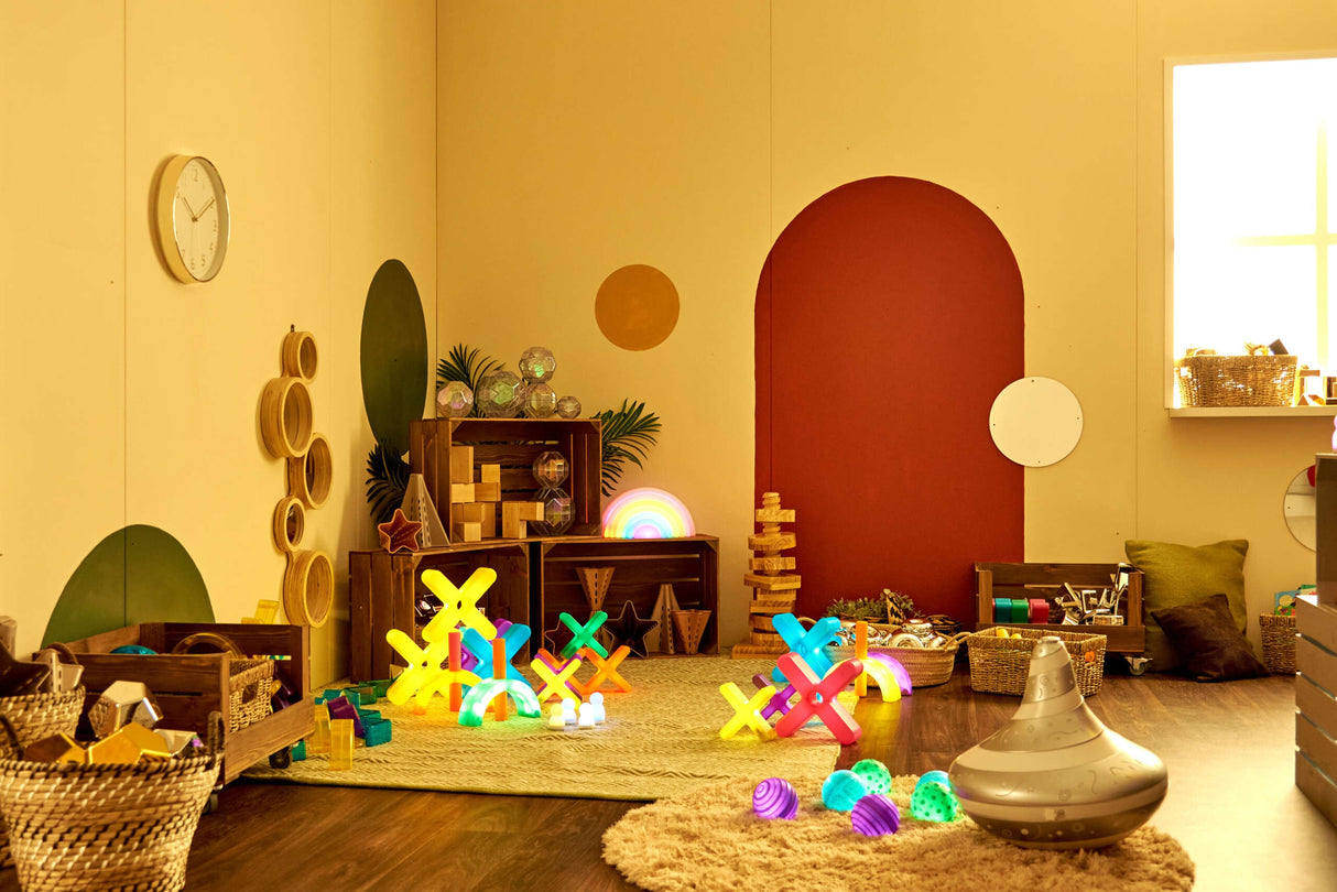 TTS Light Up Tactile Glow Spheres 6pk EY10974B