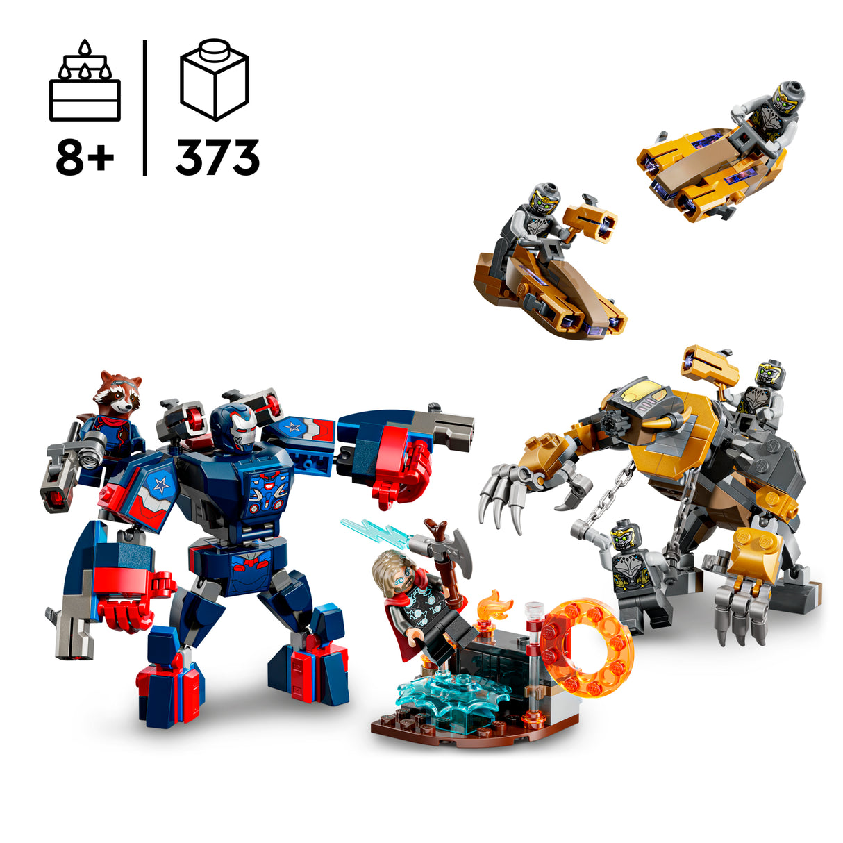 LEGO Super Heroes Avengers: Endgame Thor vs. Chitauri 76322L
