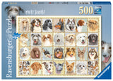 Ravensburger Puzzle 500 pc Dog Portraits 167586V