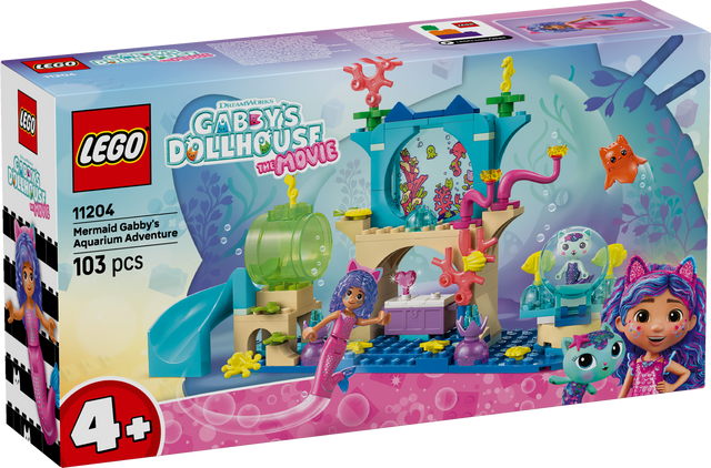 LEGO Gabby`s Dollhouse Mermaid Gabby's Aquarium Adventure 11204L