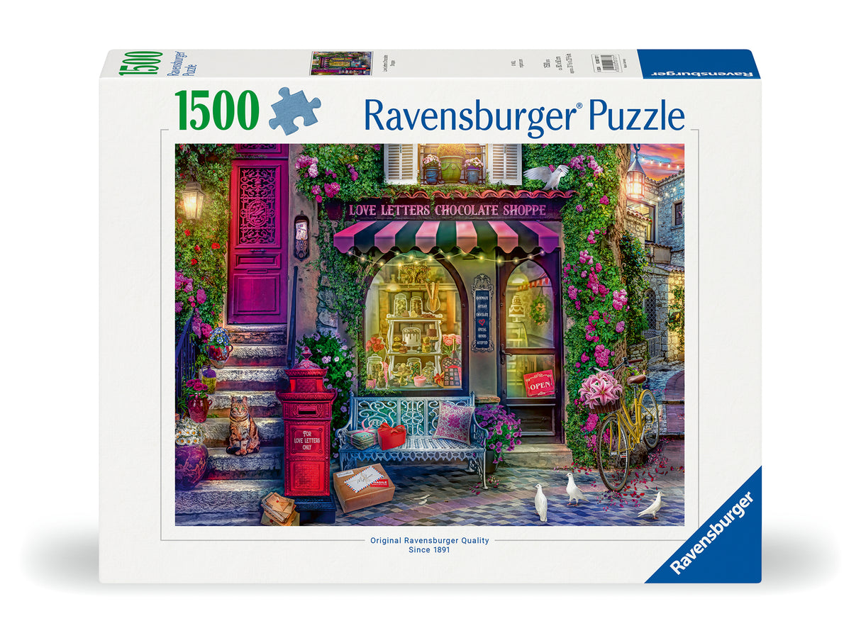 Ravensburger Puzzle 1500 Pcs: Chocolate Shop 12000737V