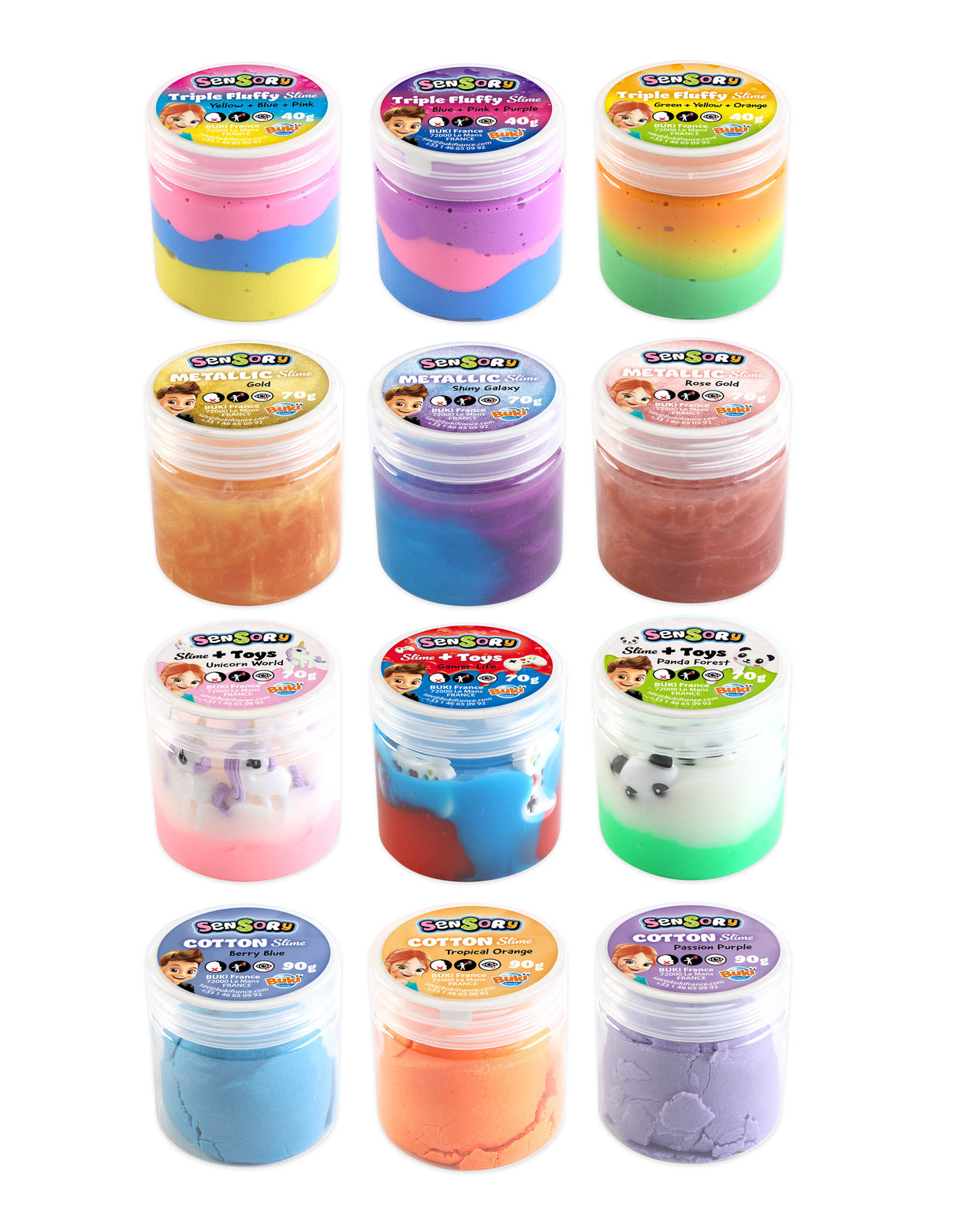 Buki Slime - 12 Different D169I