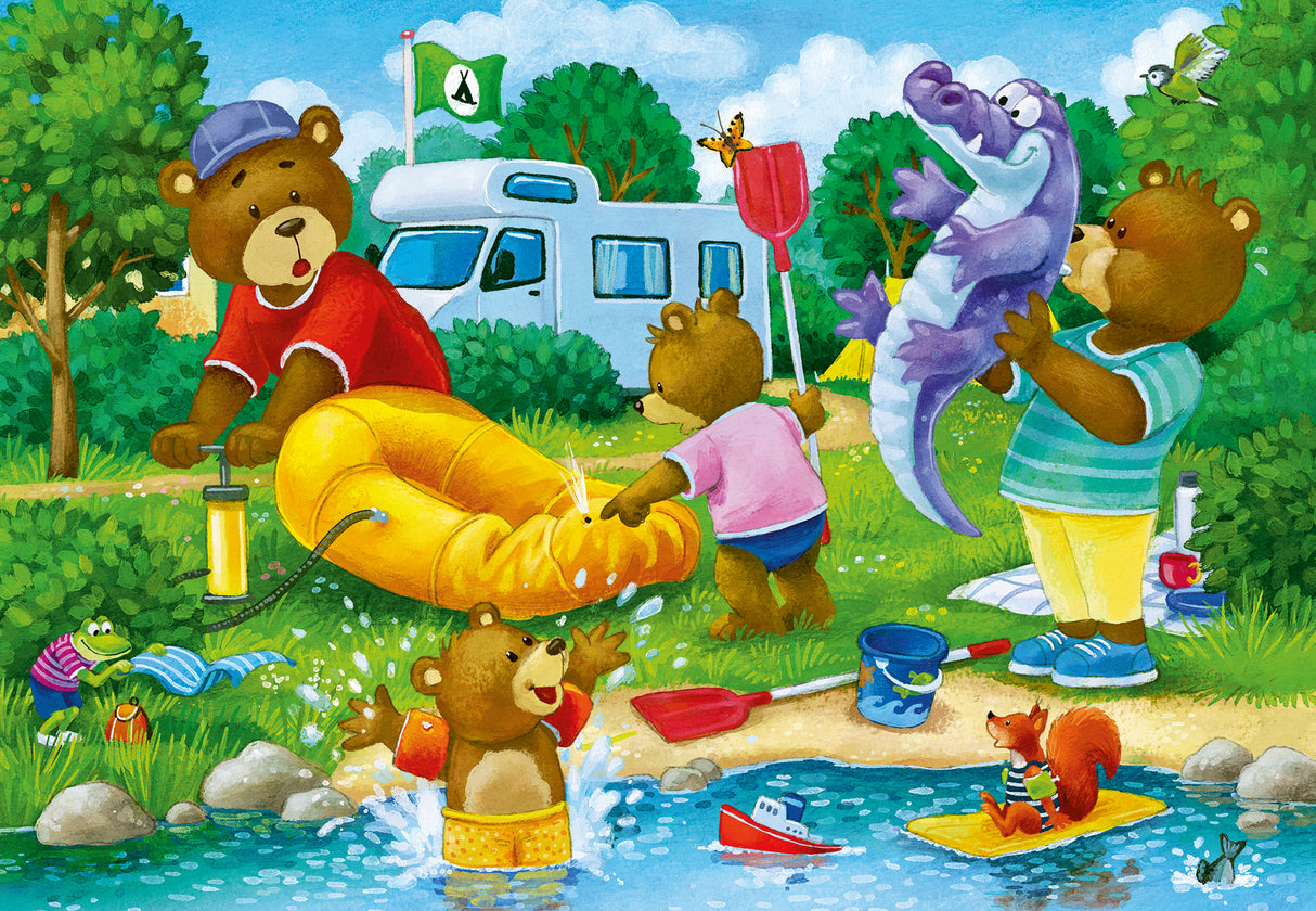 Ravensburger Puzzle 2x24 pc Bears Vacation 052479V