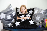 TTS Glow in the Dark Cushions 2pk - Grey SD10359GYB