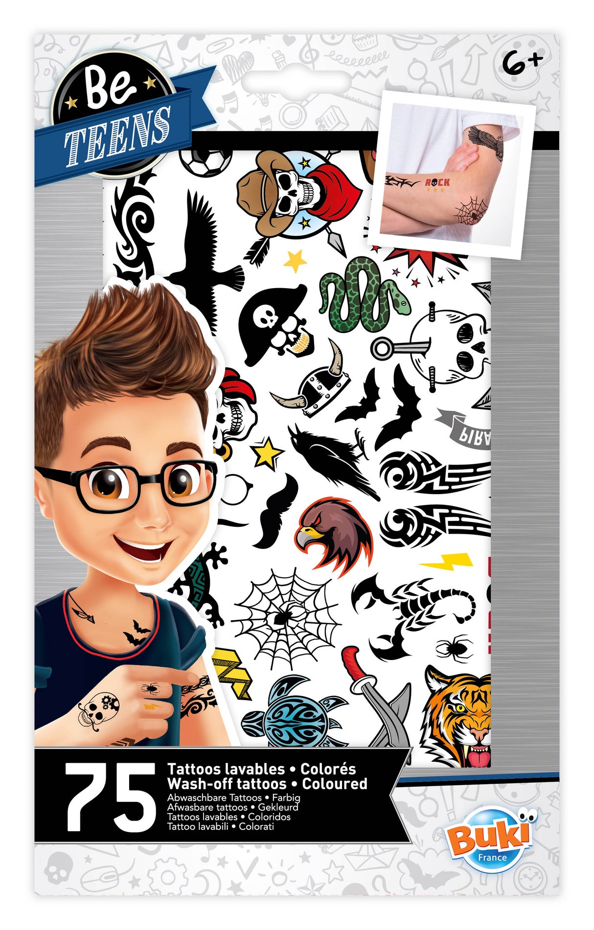 Buki 75 tattoos - Rock TA006I