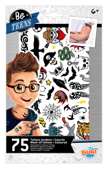 Buki 75 tattoos - Rock TA006I