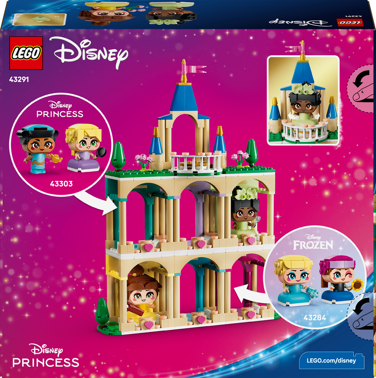 LEGO Disney Mini Belle & Tiana with Castle 43291L