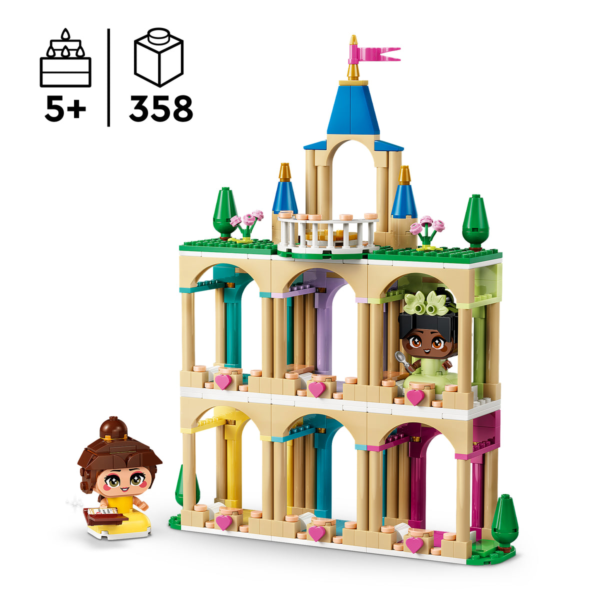 LEGO Disney Mini Belle & Tiana with Castle 43291L
