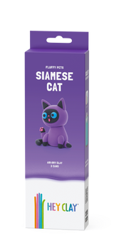 HEY CLAY Modeling Clay 3 pcs: Siamese Cat 30112E
