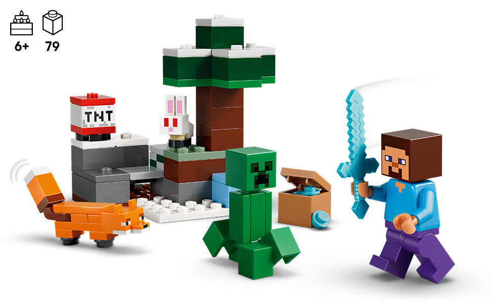 LEGO Minecraft Steve's Taiga Adventure 21583L