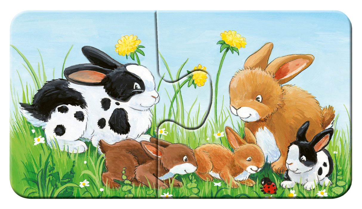 Ravensburger My First Puzzle 9x2 pc Farm Animals 050727V