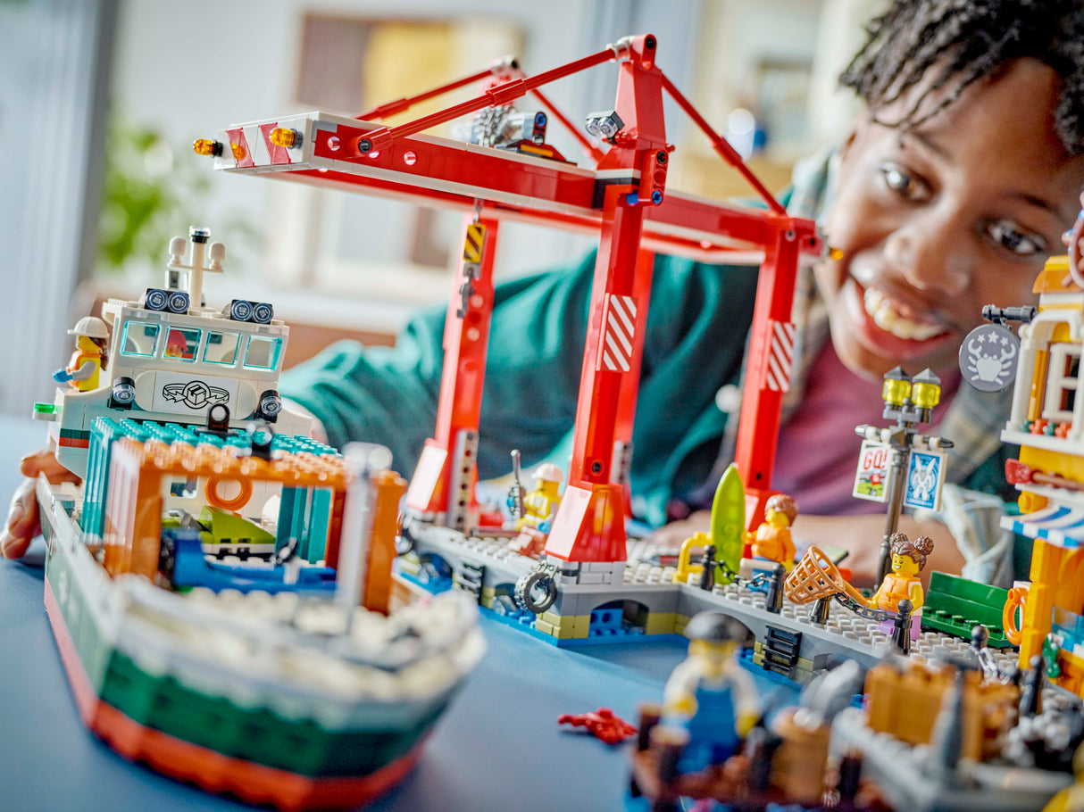 LEGO City Seaside Harbour with Cargo Ship 60422L