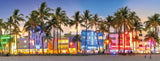 Ravensburger Panoramic Puzzle 1000 Pieces: Night Glow On Ocean Drive 12001710V