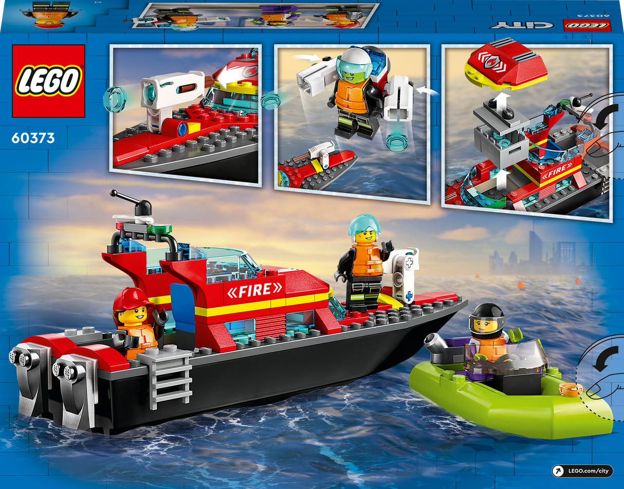 LEGO City Fire Rescue Boat 60373L