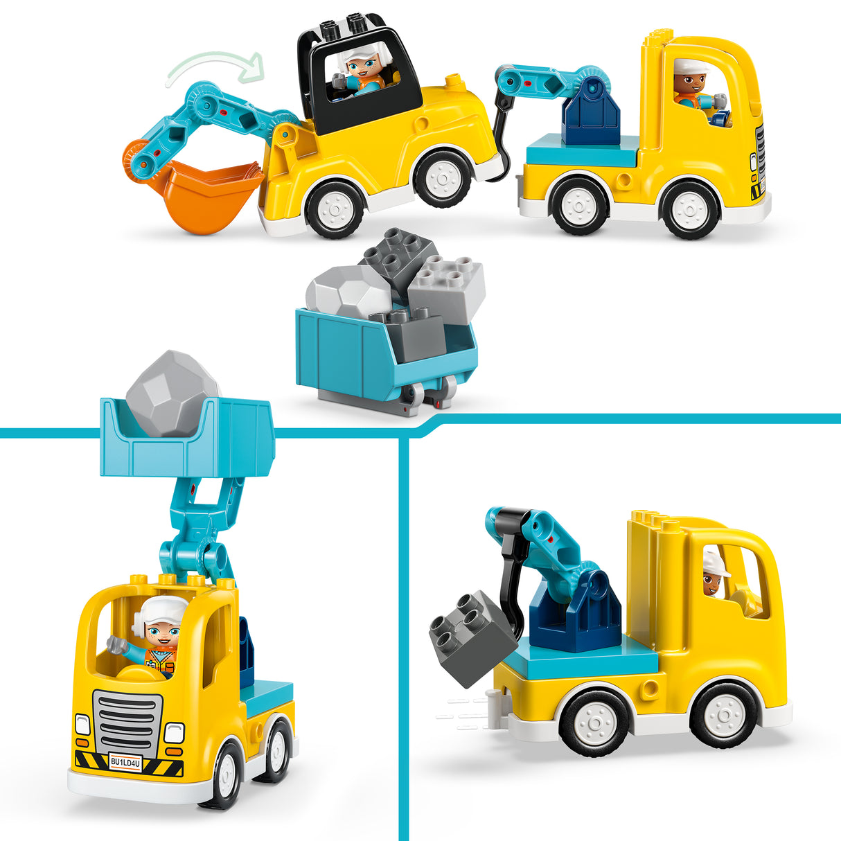 LEGO DUPLO 3 in 1 Construction Vehicles 10475L