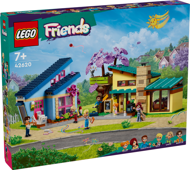 LEGO Friends Olly and Paisley's Family Houses 42620L