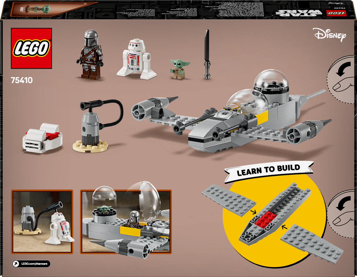 LEGO Star Wars Mando and Grogu's N-1 Starfighter 75410L