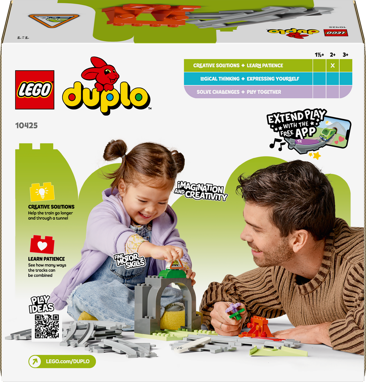 LEGO DUPLO Train Tunnel and Tracks Expansion Set 10425L