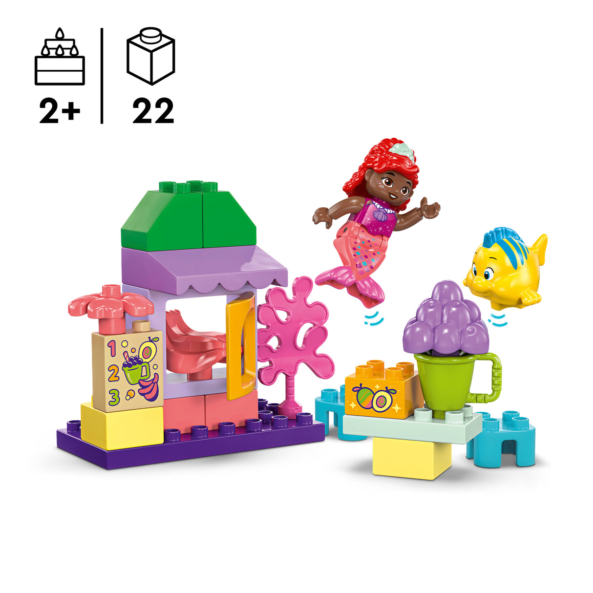 LEGO DUPLO Ariel and Flounder's Café Stand 10420L