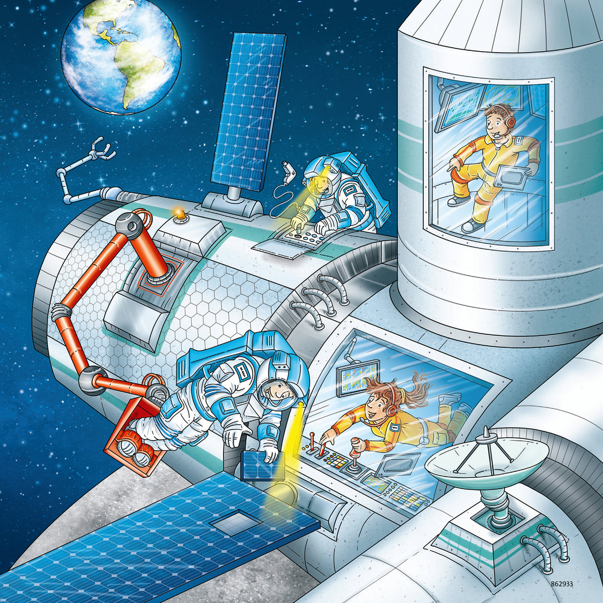 Ravensburger Puzzle 3x49 pc Space Mission 050888V