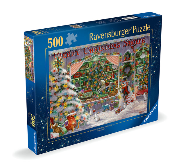 Ravensburger Puzzle 500 Pieces: The Christmas Shop 12000215V