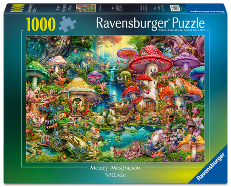 Ravensburger Puzzle 1000 Pieces: Merry Mushroom Village 12001258V