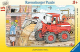 Ravensburger Small Frame Puzzle 15 pc My Excavator 063598V