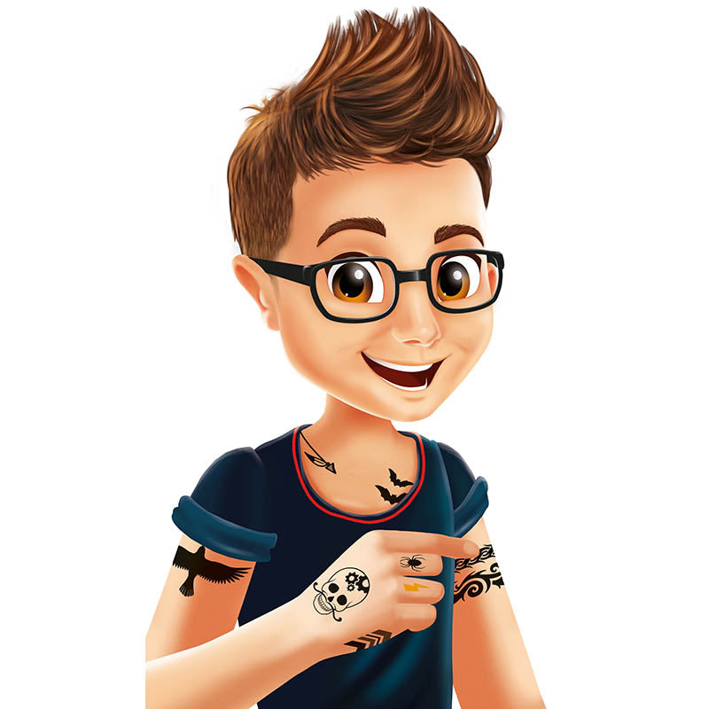 Buki 75 tattoos - Rock TA006I