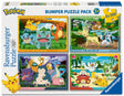 Ravensburger Puzzle 4x100 Pieces: Pokémon Characters 12004286V