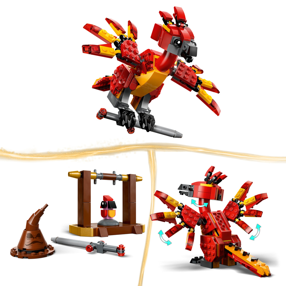 LEGO Harry Potter Fawkes™: Dumbledore's Phoenix 76448L