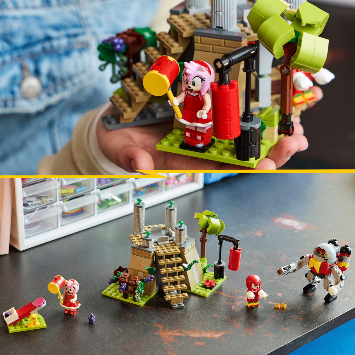 LEGO Sonic the Hedgehog Knuckles and the Master Emerald Shrine 76998L