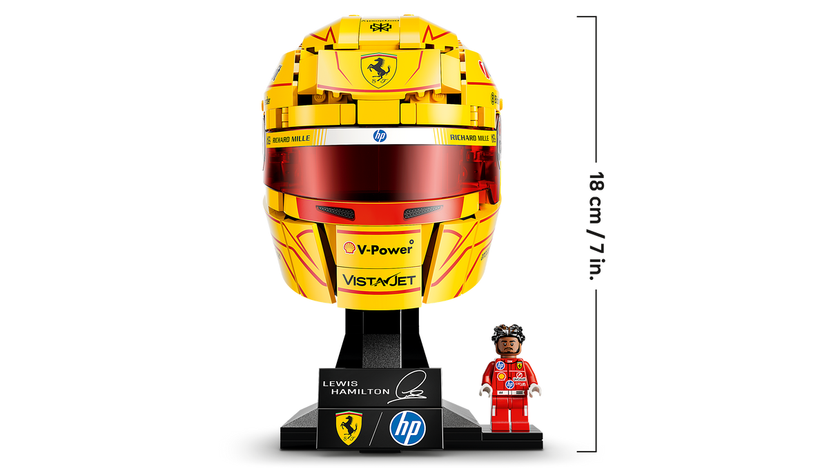 LEGO Editions Scuderia Ferrari HP Lewis Hamilton Helmet 43022L
